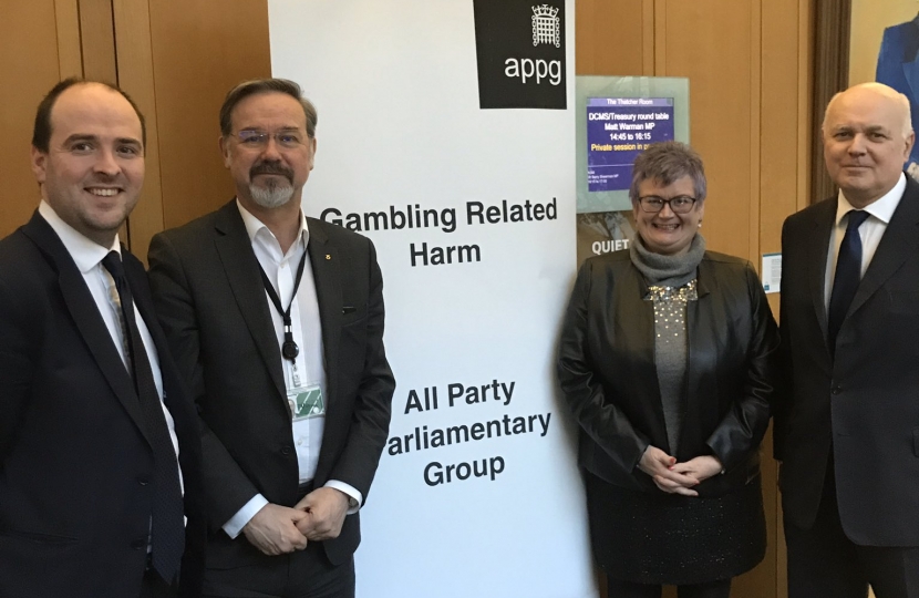 Richard Holden at the Gambling Related Harm APPG