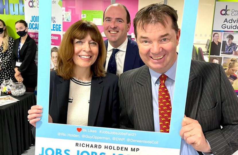 Richard Holden MP and Guy Opperman MP and Susan Errington