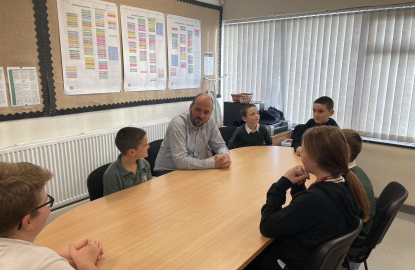 Richard Holden MP Quizzed by students