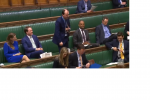 Richard Holden asks about bus services in Parliament