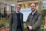 Richard Holden with Gavin Williamson, the Education Secretary in Wolsingham