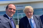 Richard Holden MP with the PM in Sunderland