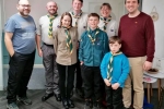 Richard and local scouts and leaders