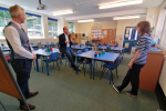 Richard visits Langley Park School